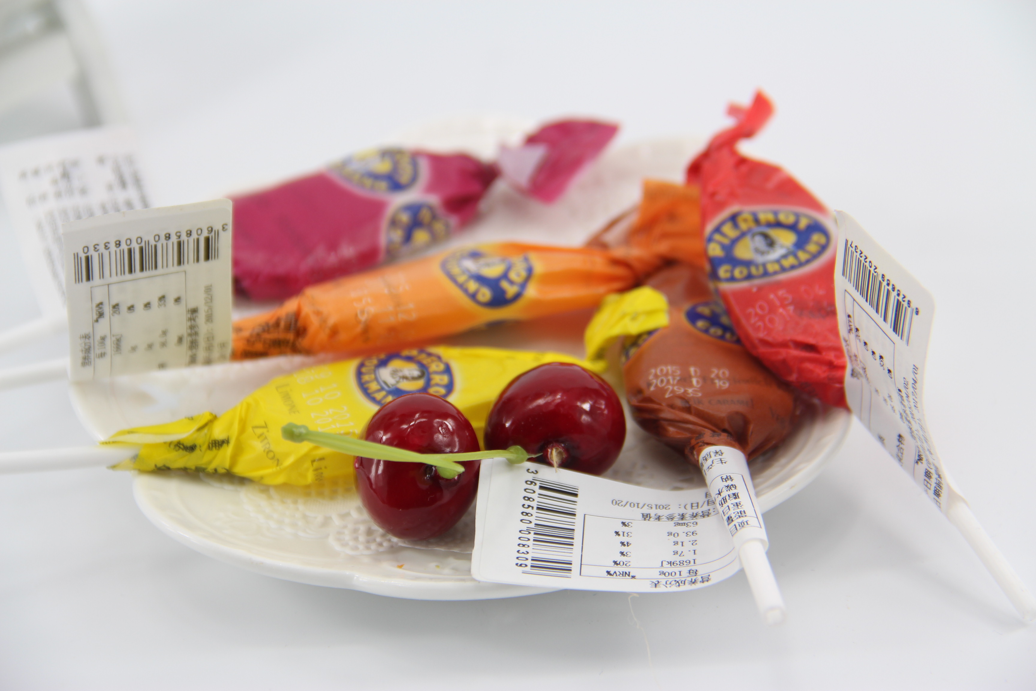 20支包邮法国进口星巴克安德鲁棒棒糖焦糖柠檬樱桃橙子水果味糖果