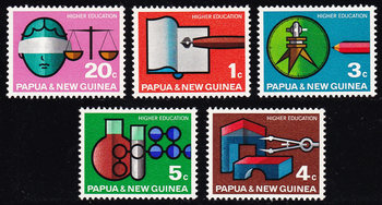 ສະແຕມ HO Papua New Guinea ໃນປີ 1967 ປື້ມບັນທຶກການສຶກສາຊັ້ນສູງ pen balance compass 5 ຍີ່ຫໍ້ໃຫມ່ທີ່ບໍ່ມີສະຕິກເກີ