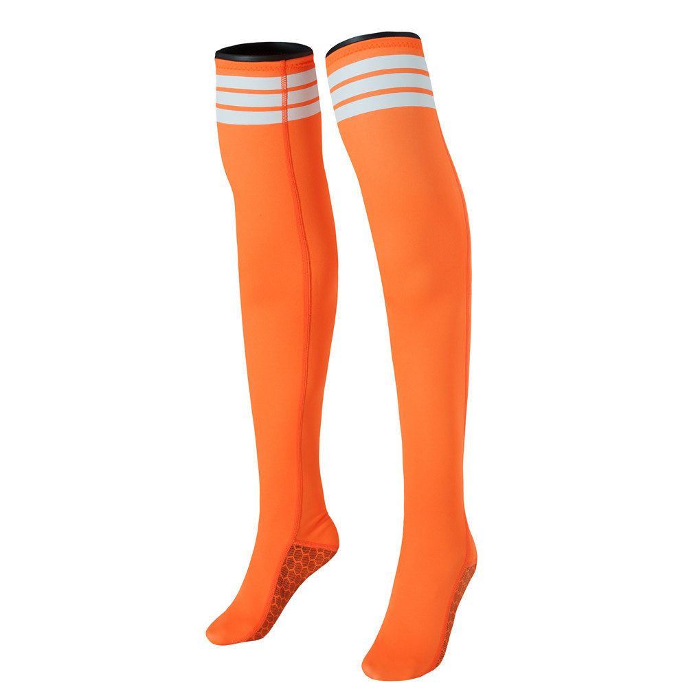 薄款1.5mm超弹时尚女生潜水长袜过膝浮潜袜长筒潜水袜沙滩袜防晒