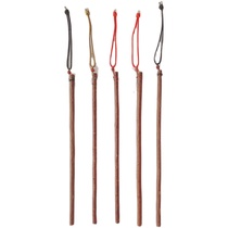 Solid wood whip teaching stick teaching stick command stick six wooden stones jumping horse pole