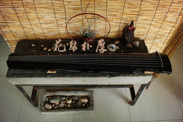 『李朝阳亲斫』梧桐木仲尼式丝弦古琴 精品古琴 名家古琴 收藏