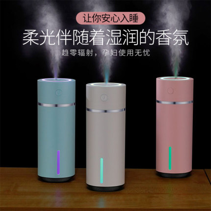 [isido旗舰店USB加湿器]加湿器小型家用静音卧室大雾量空气us月销量96件仅售55元