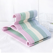 Household nano-dip plastic thick non-slip hangers clothing stores wardrobe pants racks childrens drying clothes racks