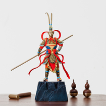 Copper master Qi Tian Sheng Sun Wukong ornaments All copper monkey home living room decoration craft gifts Lucky town house