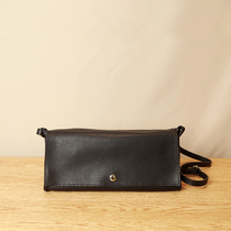 Original simple leather Women bag shoulder bag 2020 Summer new first layer cowhide cylinder soft leather mini small bag