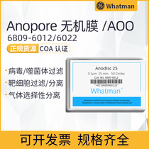 British whatman Waterman anoporeAAO inorganic alumina filter membrane 6809-6012 6022
