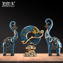 Clearance Ruyi European style ornaments office porch crafts living room TV cabinet wine cabinet decorations creative home