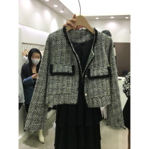 Top 2020 New Womens Loose Tweed Short Coat Women Autumn