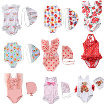 New childrens swimsuit Female one-piece swimsuit Princess 2-6 years old girl girl swimsuit Infant baby swimsuit