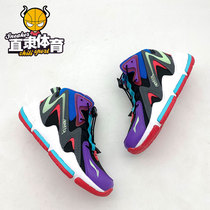Li Ning childrens shoes childrens basketball shoes winter style basketball shoes boys shock absorbing rebound teenagers sneakers YKBQ052