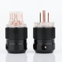 Oyaide Eurad Fever HIFI Purple Copper Power Power Head of American Standard Audio Power Plug End