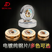 Pure steel electroplated dumbbell piece small hole barbell piece 5kg10 kg Fitness equipment accessories counterweight environmental protection dumbbell piece