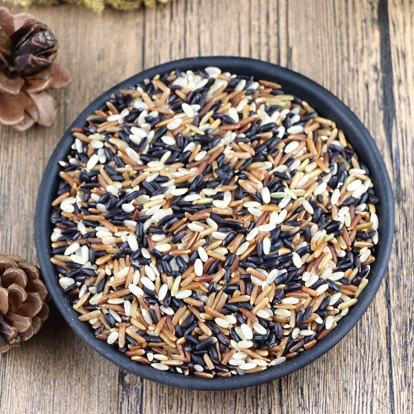 东北黑龙江三色米组合5斤五谷杂粮饭黑米红米糙米糊粗粮富硒包邮