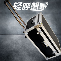 Customized aluminum alloy trolley case universal wheel aluminum box portable aluminum alloy box instrument box custom aviation box manufacturers