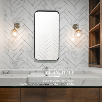 Jazz white character parquet mosaic Guangdong Foshan toilet tiles Nordic Kitchen Tiles Anti Slip Wear