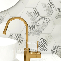 Rational & Trendy Nordic Toilet Art Tile Hexagon Flower Brick Balcony Shower Room Floor Tile Kitchen Wall Brick