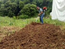 Back-negative type weeding machine small scarifier with high efficiency for straw-spinning handheld hoeing machine