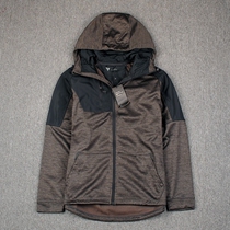 Wind-resistant warm compound velvet autumn and winter mens outdoor casual hooded sports sweater zipper cardigan jacket plus size