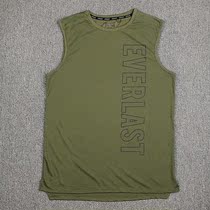 Mens Summer Breathable High Elasticity Speed Dry Boxing Fitness Running Sports T-shirt Kan Shoulder Sleeveless Vest Plus Size