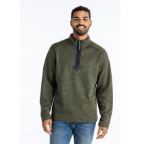 Honeycomb collar half zipper quick-drying sweater breathable outdoor mens pullover long sleeve casual sports coat plus size