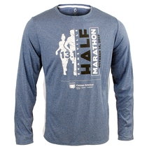 Marathon running commemorative T-shirt mens autumn clothes New color colorblock breathable quick-drying long sleeve sports T-shirt plus fat plus size