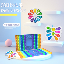 Rodent Pioneer Children Parent-child Interaction Puzzle Chessboard Bubble Silicone Toys Logic Thinking Training Decompression Game