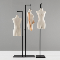 Model props female half-body hanging model clothing store window display rack male model hanging mold fake hanging model frame