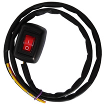 Car upholstered switch 12V small DIY retrofit self-lock button with lamp red green blue universal easy installation new product