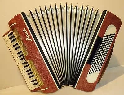 欧美代购 西洋手风琴 俄罗斯 arija Ария 96贝司 古董