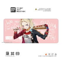 Morning custom cute girl pink cherry magic array dva beautiful girl personality cloth oversized mouse pad