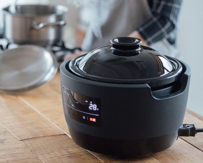 日本代购直邮长谷园伊贺烧电饭煲陶土电饭锅土锅米饭锅电砂锅炖锅_不