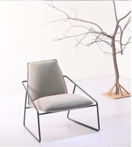 Nordic creative sofa chair home lounge chair cafe wrought iron single double chair designer minimalist furniture