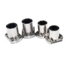 Anti-rust electroplated nickel trimmed flange bearing LMH68101216202530354050UU