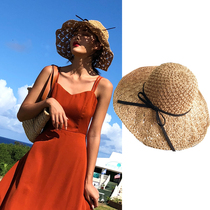 Sun hat female summer seaside vacation trip beach holiday straw hat Qinghai Lake tourism sunscreen sunshade hat