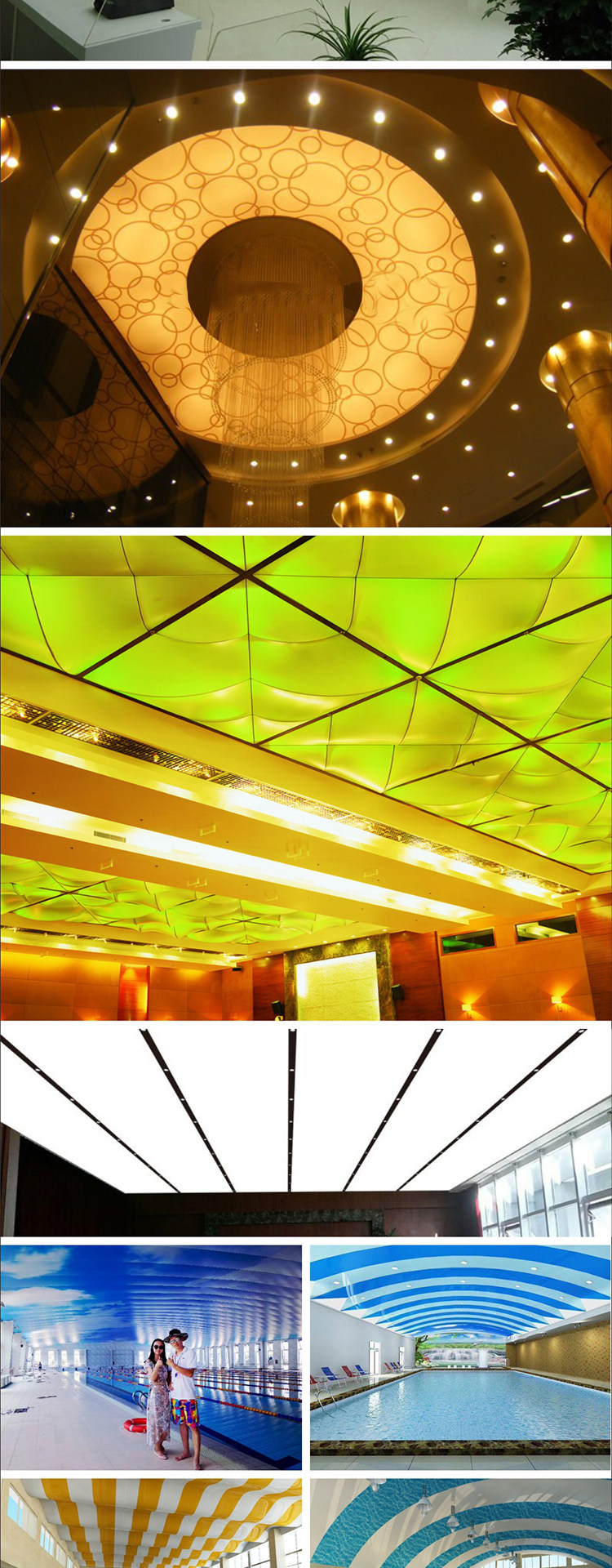 上海白色透光软膜天花吊顶蓝天白云软膜天花吊顶异型卡布灯箱吊顶