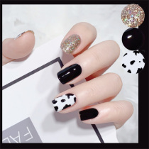 3 bottles of black nail polish set womens bake-free quick-drying 2020 new color long-lasting white toes white summer