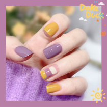 3 bottles of nude nail polish female suit Student free baking long-lasting quick-drying girl net red ice through purple