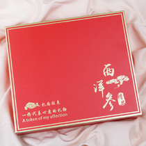 American ginseng gift box high-grade packing Chinese ginseng sliced 500g ginseng gift box empty box