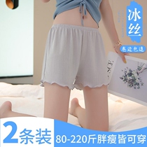 Summer thin section Safety pants Women anti-curbside Ice Wire Insurance Pants Fat Mm Big Code Hit Bottom Shorts High Waist Loose