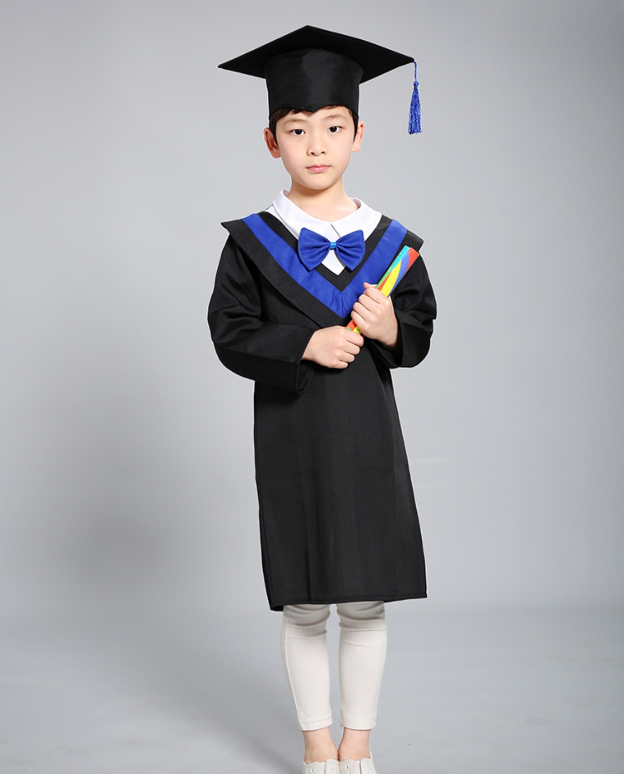 淘宝儿童博士小学幼儿园毕业学士服