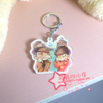 Acrylic double-sided keychain pendant to map custom star animation cartoon photo company advertising peripheral custom