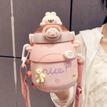 The large capacity of the mesh red belly cup is lovely 316 stainless steel cup lady carry a sabbage kettle