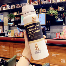 Simple sports insulation cup female high value carry tea leakage stainless steel cup men fitness large capacity kettle