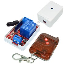 1 way 5v wireless module 2 key mahogany remote control 433m remote control learning module wireless remote control switch