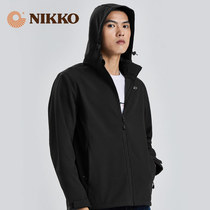 Nikko day high soft shell charge women Tide brand single-layer mountaineering suit male spring and autumn thin couple coat Korea