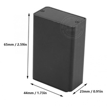 High quality aluminum shell 44*23-60-65 Wiring box Heat conductive aluminum shell Aluminum profile heat dissipation housing power housing