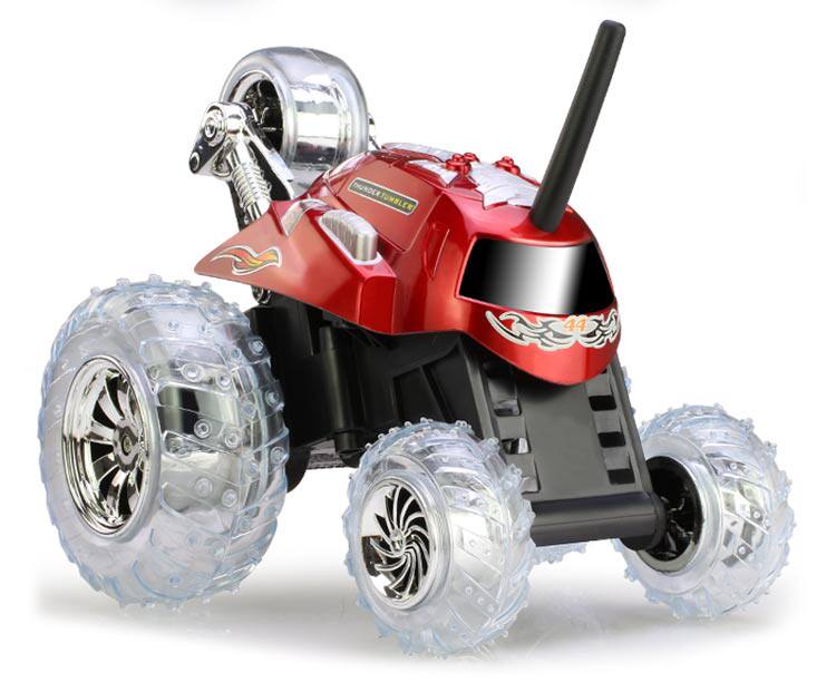 遥控翻滚车特技车儿童玩具翻滚旋转翻斗跳舞车耐摔耐撞电动模型礼