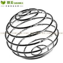 Medical Grade 304 Stainless Steel Shake Ball Milk Shake Protein Powder Stirring Ball Muscle Stirring Cup Spring Ball