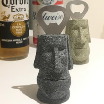 Easter Island stone statue bottle opener cute moai retro beer wine opener creative decoration home personality screwdriver