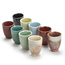 Tea cup Ceramic color glaze Porcelain individual cup hat Single cup Kung Fu tea master hand-painted small teacup